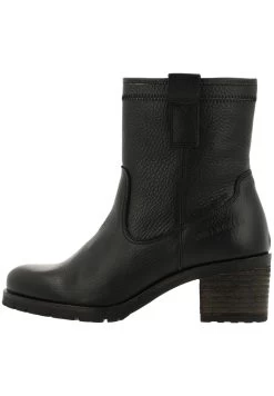 Bullboxer Enkellaarzen Zwart 611504E6L_BLCKTD