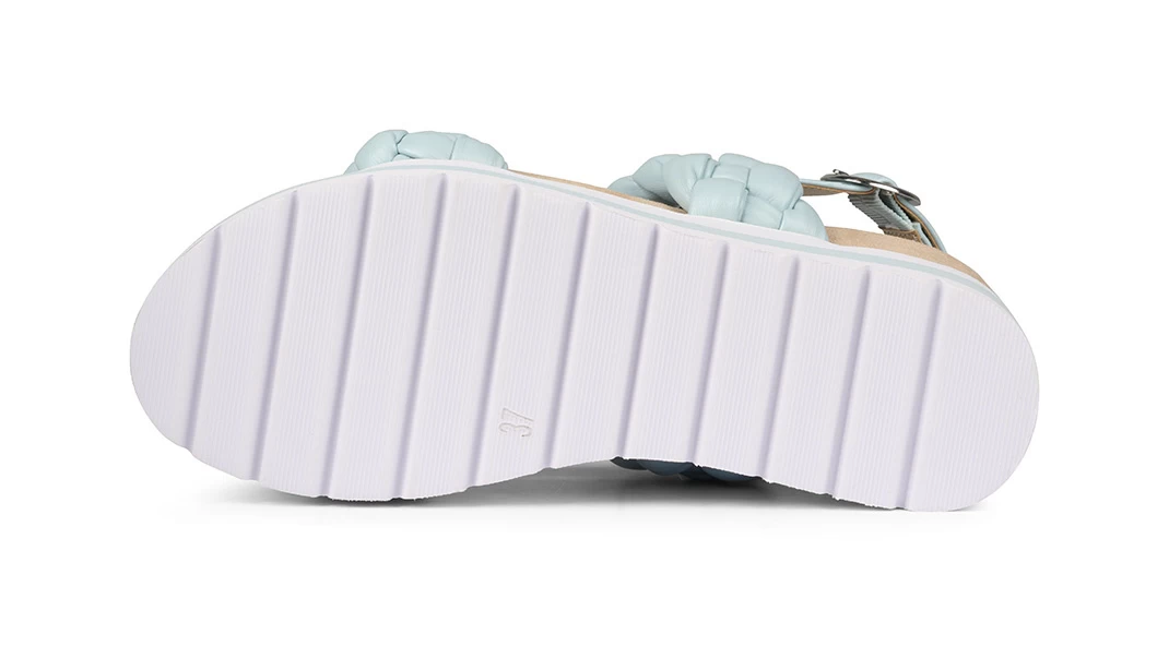 Bullboxer Sandalen Met Sleehak Blauw 078035F2S_SEASTD - Afbeelding 6