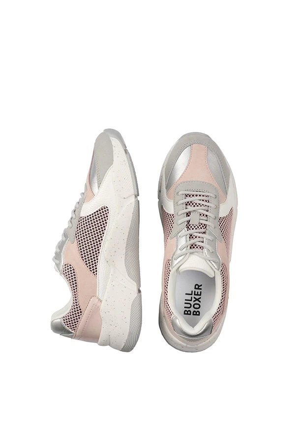 Bullboxer Sneaker Lichtgrijs/ Roze 077034F5S_LGPNTD - Afbeelding 2