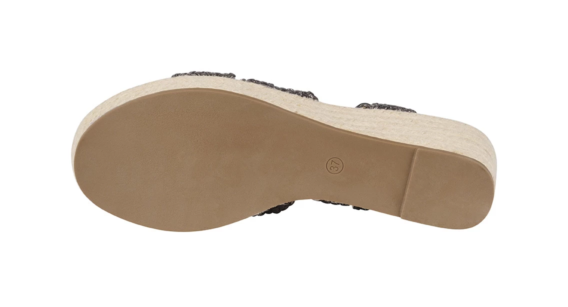 Bullboxer Sandalen Met Sleehak Gun Metal 268013F2T_GUNNTD - Afbeelding 6