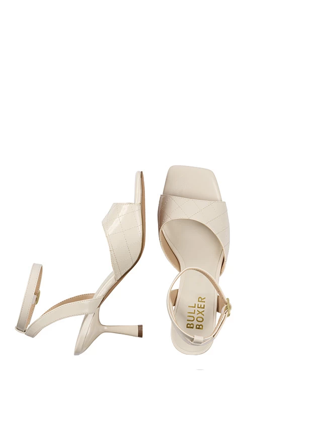 Bullboxer Sandalen Met Hak Wit 156000F2S_PUTTTD - Afbeelding 2