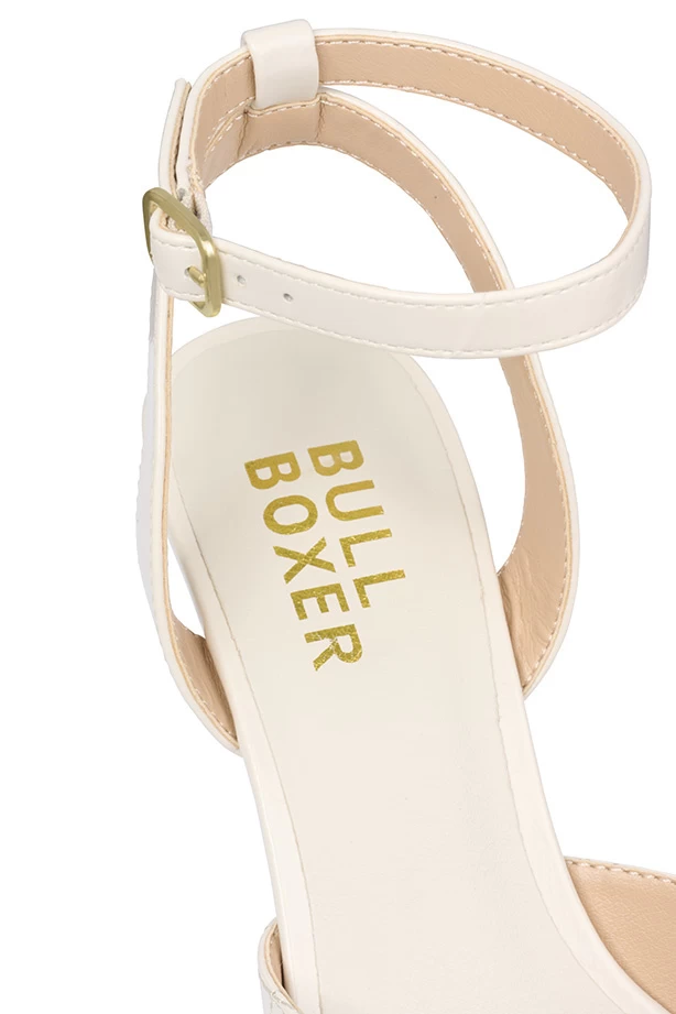 Bullboxer Sandalen Met Hak Wit 156000F2S_PUTTTD - Afbeelding 5