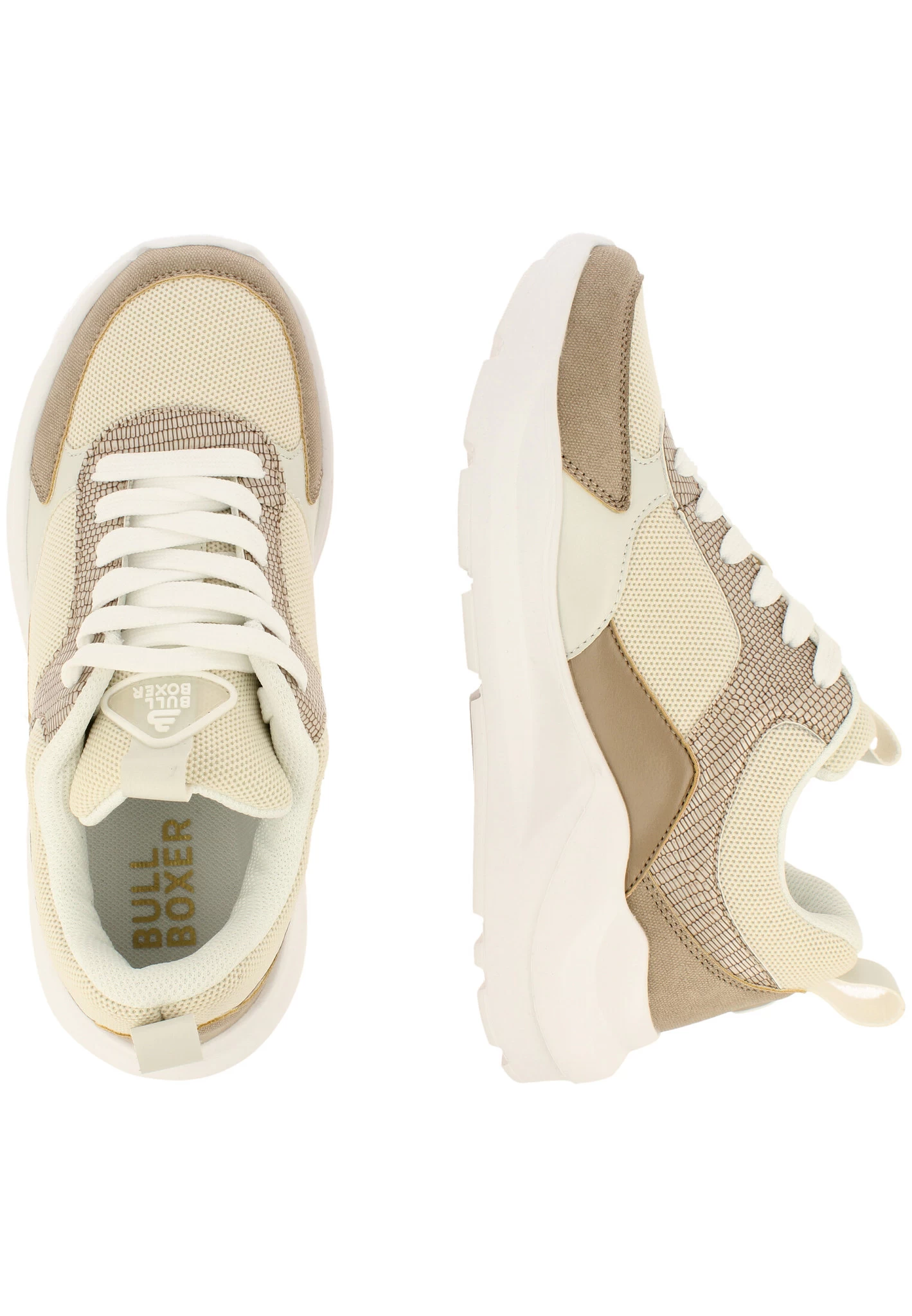 Bullboxer Sneaker Beige 158003F5S_MUBETD - Afbeelding 2