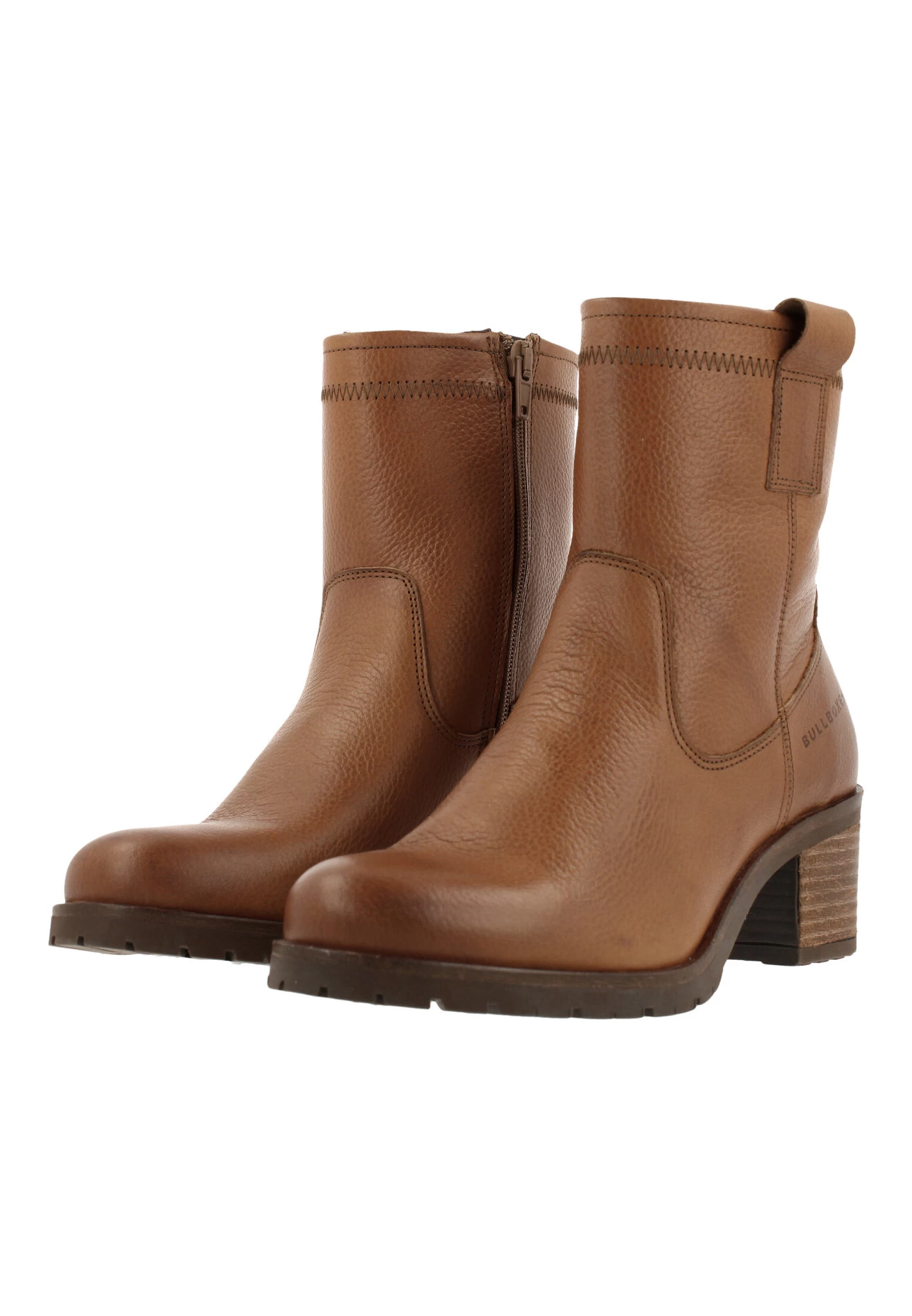 Bullboxer Enkellaarzen Tan/ Cognac 611504E6L_NUTTTD - Afbeelding 3