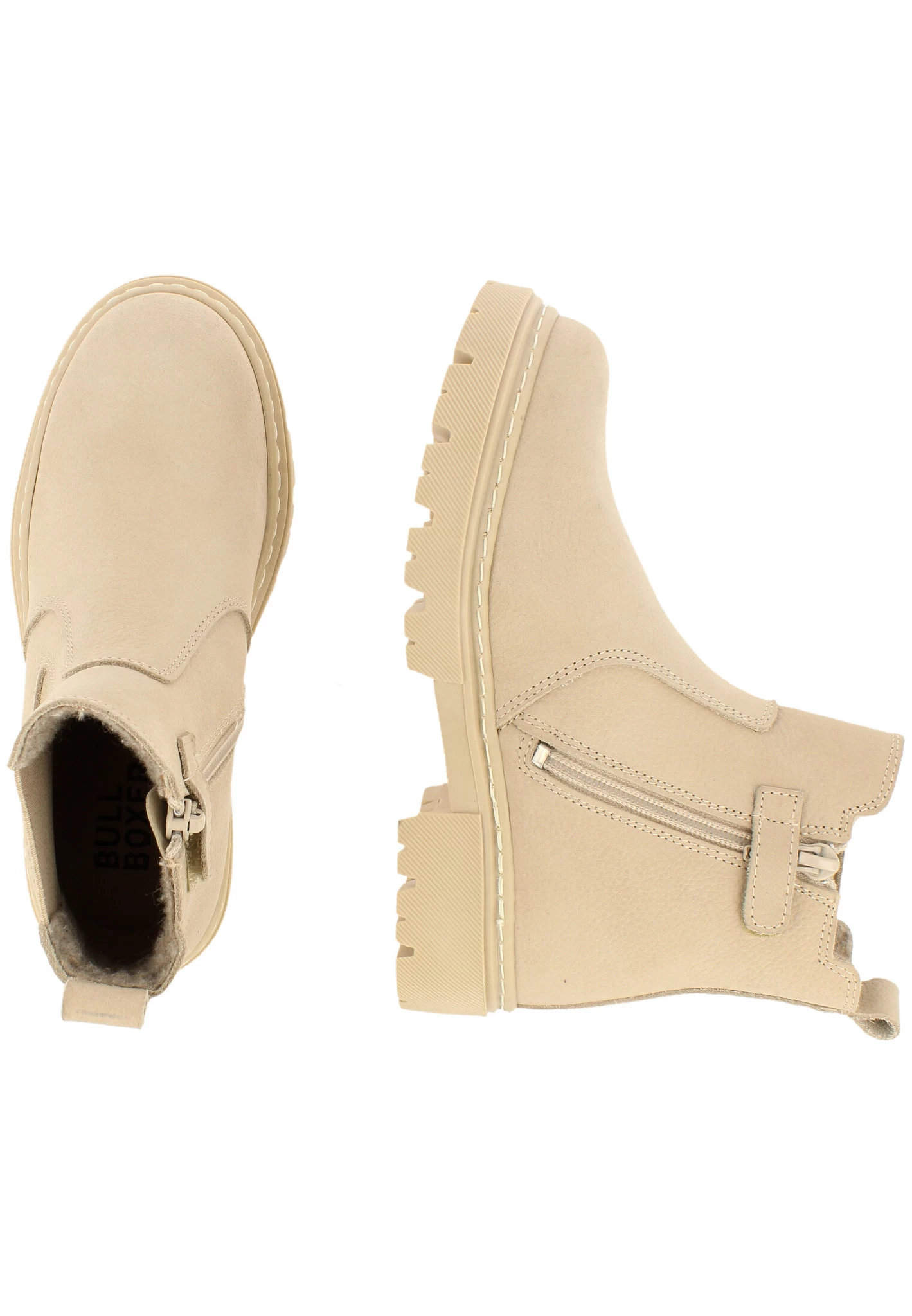 Bullboxer Chelsea Boots Beige/ Taupe AJS502E6L_COKIKB - Afbeelding 2