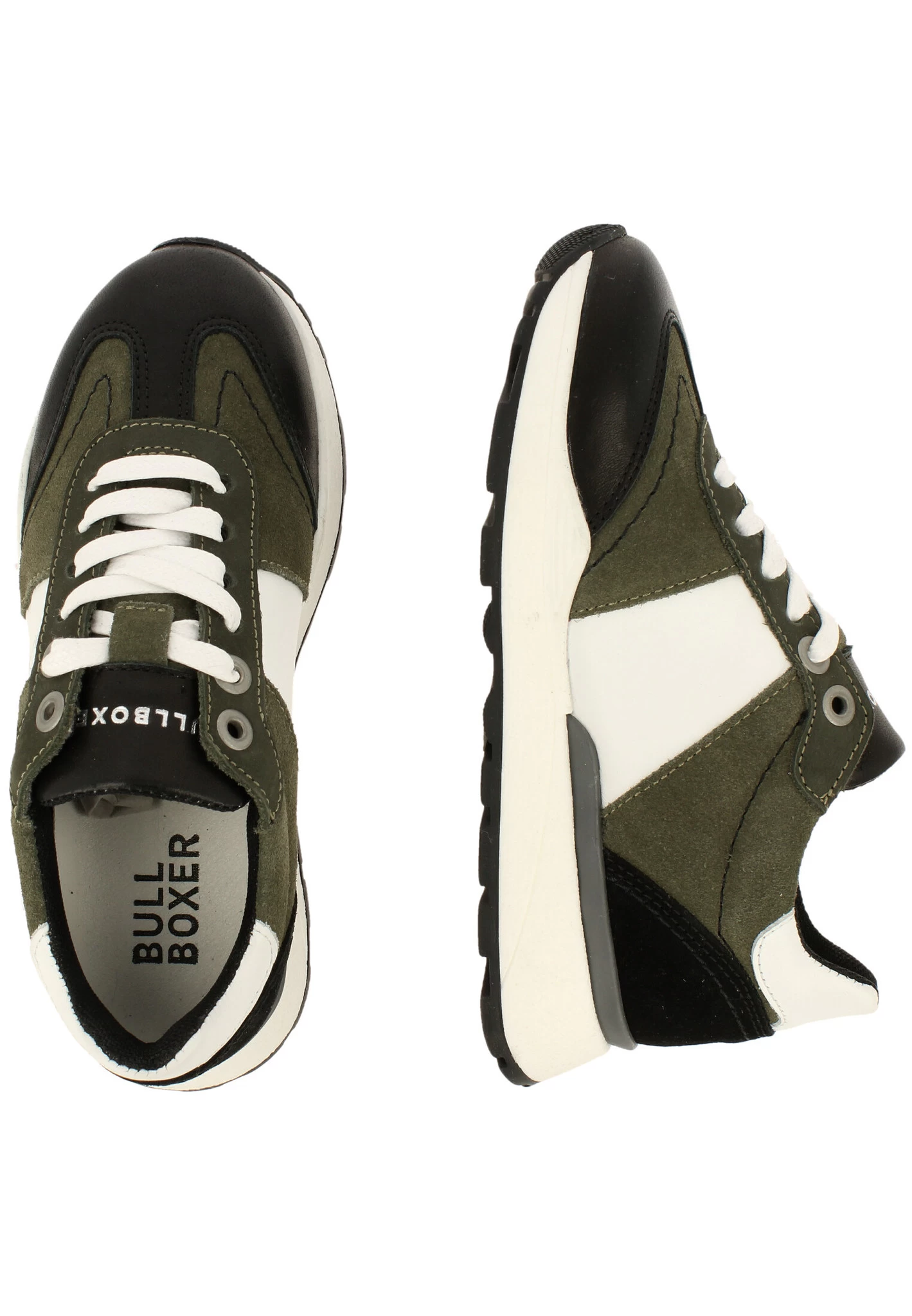 Bullboxer Sneaker Zwart AEX002E5C_BKWHKB - Afbeelding 2