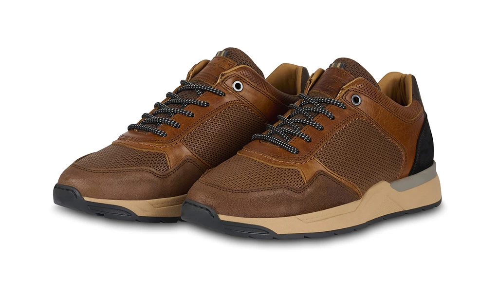 Bullboxer Sneaker Tan/ Cognac 855K25973MCOBBSU - Afbeelding 3