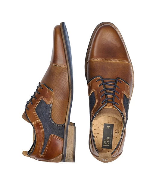 Bullboxer Veterschoen Tan/ Cognac 379K25230HCOJCSU - Afbeelding 2