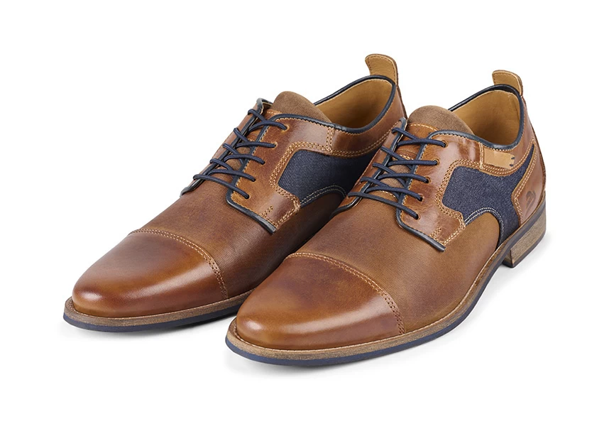 Bullboxer Veterschoen Tan/ Cognac 379K25230HCOJCSU - Afbeelding 3