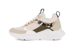 Bullboxer Sneaker Beige/ Slangenprint 099000F5S_BGWHTD