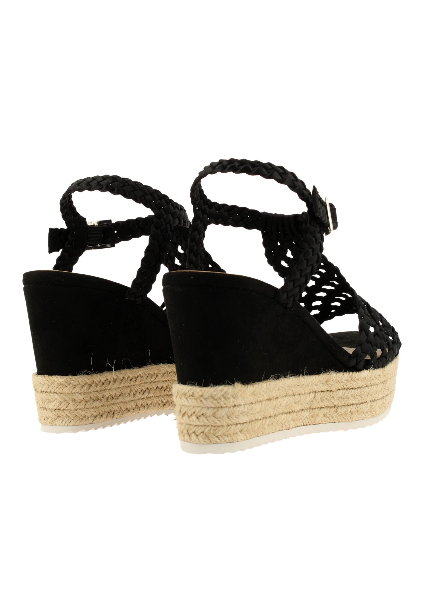 Bullboxer Sandalen Met Sleehak Zwart 195034F2T_BKSTTD - Afbeelding 4